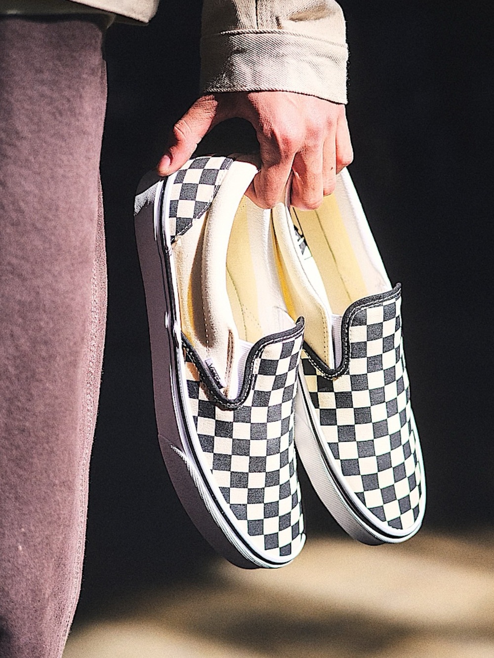Vans Classic Slip-On Checkerboard Shoe